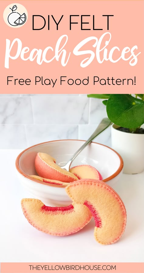 Felt Picnic Food, Felt Apple Slices, Felt Strawberry Slice, Free Felt Food Patterns Printables, Felt Fruit Pattern, Felt Fruit And Vegetables Diy, Kids Sewing Projects Beginner, Felt Toy Patterns Free Templates, Felt Patterns Free Printables