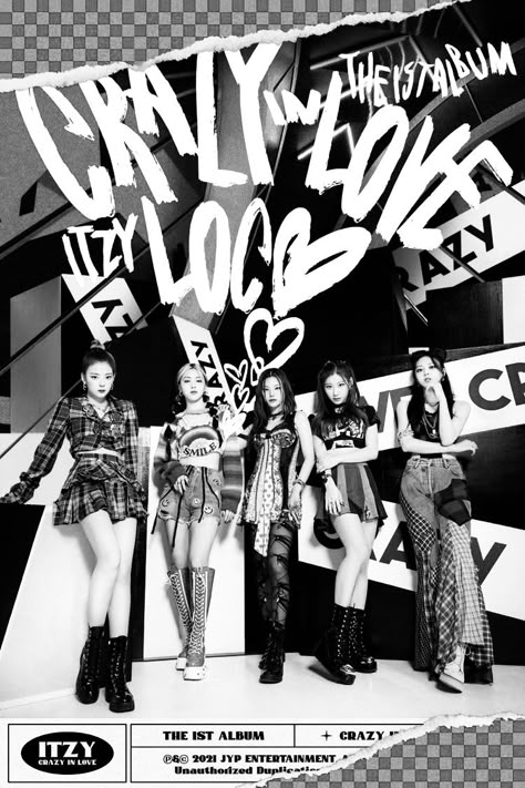 Itzy Black And White, Seductive Style, Love Poster, Crazy In Love, Pop Posters, Editing Inspiration, Cute Room Ideas, Love Posters, Kpop Posters