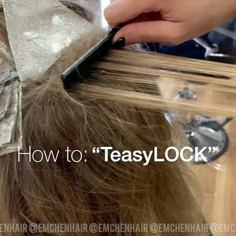 Emily Chen on Instagram: “The SIMPLEST technique for the cleanest #teasylights: the #teasyLOCK 🔒🙌⁣ ⁣ Tag a friend who needs to see this. ⁣ ⁣ #emchenhair…” Teasy Lights Technique, Teasy Lights, Hair Life, December 4, Tag A Friend, Tags, Hair, On Instagram, Quick Saves