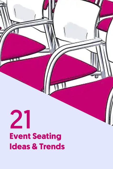 While an event’s schedule, venue, and food play a major role in determining the guests’ experience, the event’s seating is just as important. It can determine how guests interact with one another, retain information, and how energized they feel throughout the day. Get ahead of the curve and impress your attendees with these hot seating trends that are revolutionizing events. Event Seating Ideas, Creative Seating, Retain Information, Event Seating, Food Play, Seating Ideas, Best Planners, Event Planning, Fuel