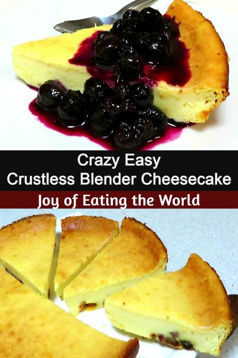 This is the easiest crustless baked cheesecake you will ever try. You will love this blender cheesecake recipe because it’s so easy and quick to put together and the outcome is heavenly Delicious.