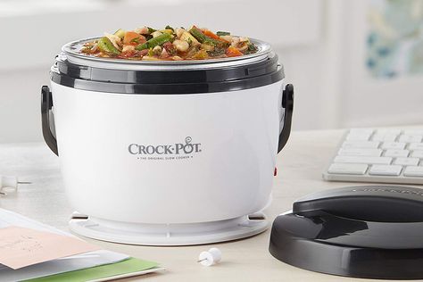 Lunch Crockpot Recipes, Mini Crockpot, Mini Crockpot Recipes, Crockpot Lunch, Slow Cooker Pork Chops, Slow Cooked Chicken, Cold Lunches, Food Warmer, Slow Cooker Pork