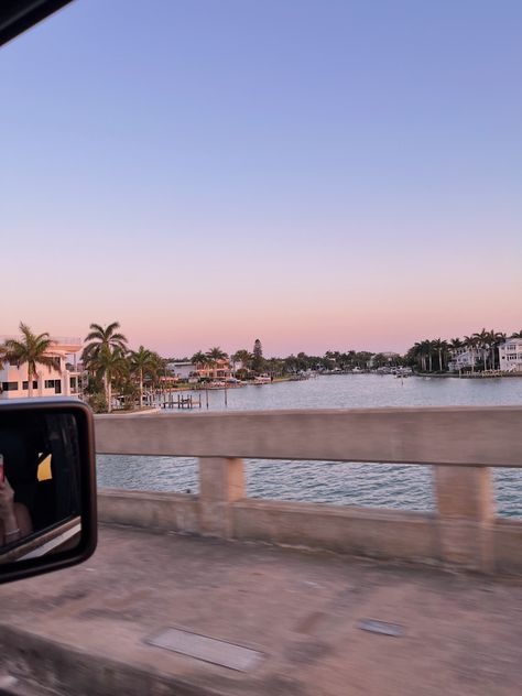 Aesthetic Jeep, Sunset Pastel, Siesta Key, Ocean Sunset, Florida Vacation, Pastel Aesthetic, Jeep, Bridge, Florida