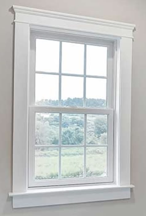 Window Trim Ideas, Window Casings, Diy Window Trim, Farmhouse Trim, Window Trims, Interior Window Trim, Craftsman Trim, Interior Door Trim, Interior Window