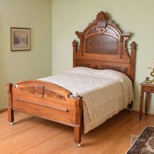 3/4 Beds, Walnut Bed, Full Size Bed, Bed Frame, Walnut, Bedroom, Bed