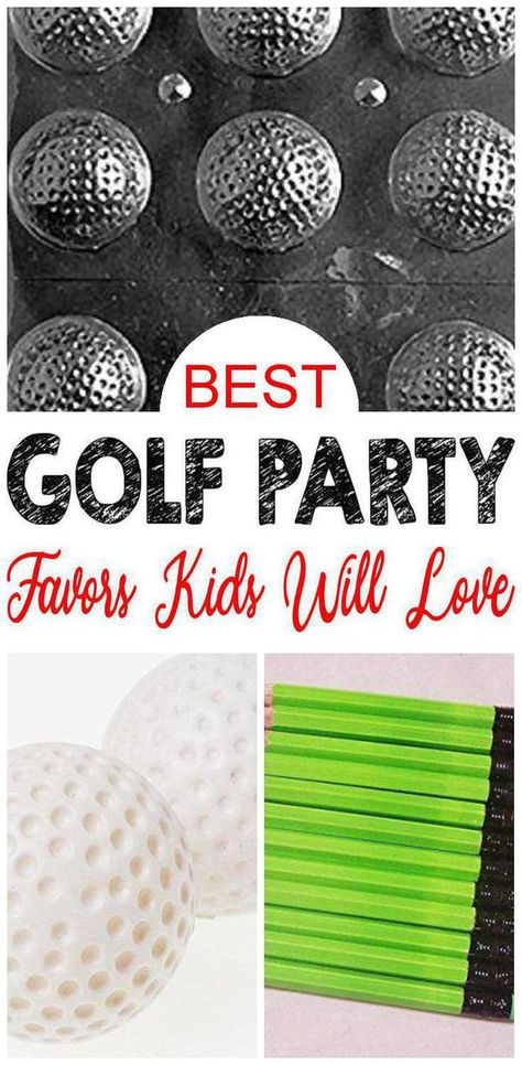 Check out these amazing golf party favors. Have an awesome golf party for any child. These party favors are a great way to add a golf goodie bag for the children and make the kids golf party memorable. Putt Putt Party Favors, Top Golf Party Favors, Mini Golf Birthday Party Favors, Mini Golf Party Favors, Golf Goodie Bags, Golf Party Favors For Kids, Golf Goodie Bag Ideas, Golf Birthday Party Favors, Kids Golf Party