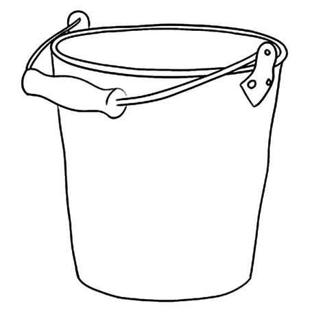 Taking Water With Bucket Coloring Pages : Best Place to Color Bucket Coloring Page, Bucket Drawing, Between Earth And Sky, Water Video, Bucket Of Water, Bucket Filler, Reading Task Cards, Pages To Color, Vision Board Images