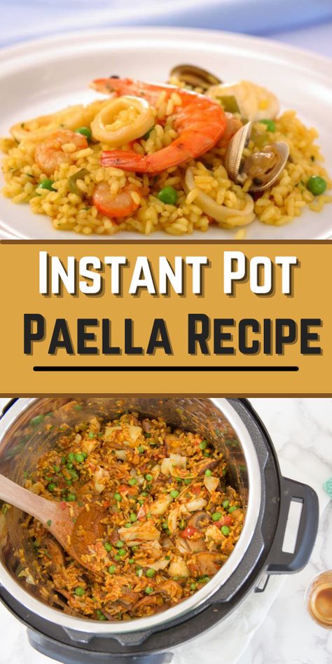 Paella Instant Pot Recipe, Crockpot Paella, Pressure Cooker Recipes Healthy, Best Pressure Cooker, Natural Cleaning Recipes, Paella Recipe, Instant Pot Dinner Recipes, Paleo Dinner, Cleaning Recipes