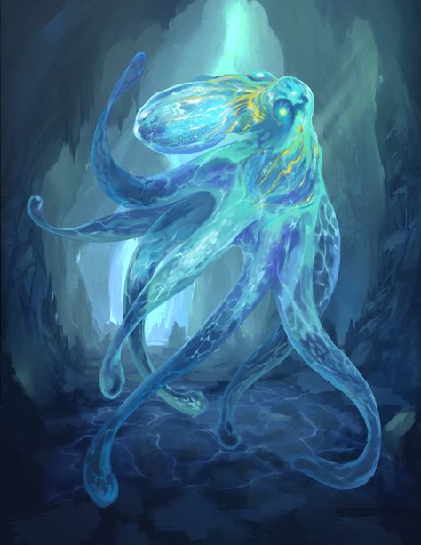 Mythical Water Creatures, Fey Creatures, Beast Creature, Water Spirit, Creature Artwork, Fantasy Beasts, Spirited Art, Fantasy Creatures Art, Mythical Creatures Art