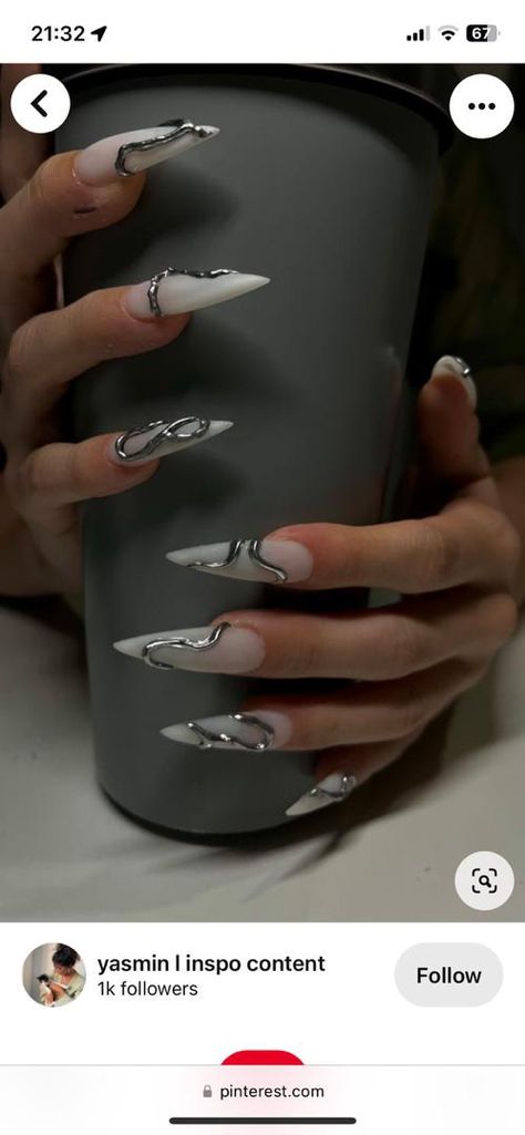 3d Snake Nails, Simple Stiletto Nails, Snake Nails, Summer Body Workout Plan, Pretty Gel Nails, Girl Things, Summer Body, Nails Inspo, Dope Nails