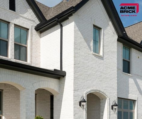 Acme Brick Company’s Instagram profile post: “Is white the new red? This brick blend has been one of our most popular in 2020! For more details on the most trendy brick colors visit our…” Frostwood Acme Brick, White Bluff Acme Brick, Acme Brick Colors, Acme Brick Company, Acme Brick, Brick Exterior, Red Brick House, Brick Exterior House, Brick Colors