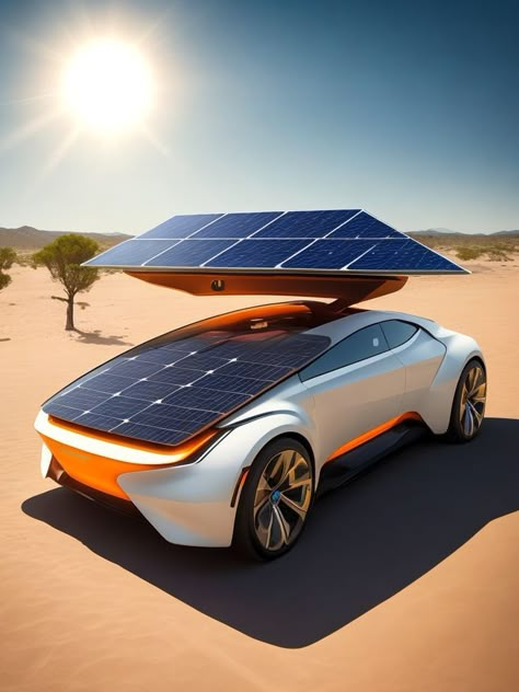 Solar-powered futuristic car concept design Futuristic Bicycle, Futuristic Cars Concept, Car Concept, Cyberpunk City, Body Harness, Futuristic Cars, Panel Art, Clothing Hacks, Home Design Ideas