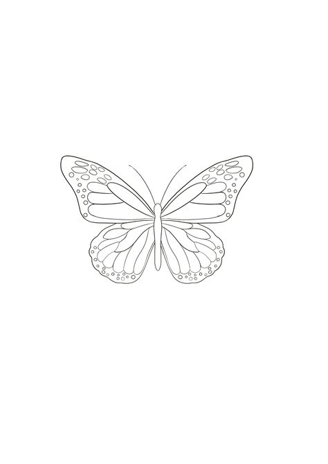 Monarch Butterfly Outline Tattoo, Monarch Butterfly Drawing Outline, Monarch Butterfly Tattoo Stencil, Monarch Drawing, Monarch Butterfly Outline, Butterfly Stencil Tattoo, Butterfly Tattoo Outline, Butterfly Outline Tattoo, Monarch Butterfly Drawing