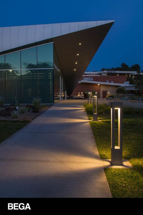 Campus Landscape, Park Lighting, Campus Activities, Walkway Lighting, Architectural Lighting Design, Led Street Lights, Pool Lights, Recessed Wall, Bollard Lighting