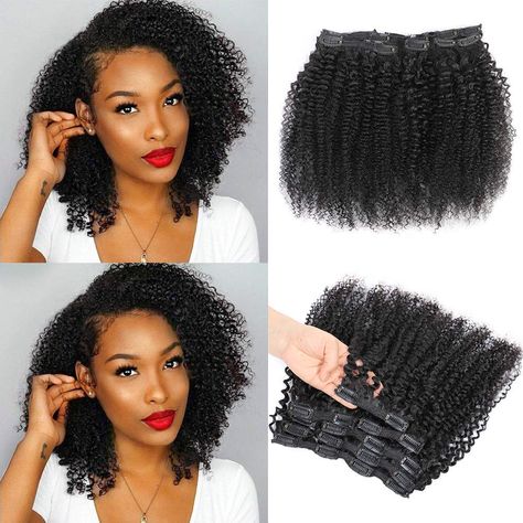 Boss Hairstyles, Hair Extensions For Black Women, Extensions For Black Women, Butterfly Hairstyle, Hair Extensions Before And After, Curly Extensions, Hair Extensions Clip, Extensions Clip In, Curly Clip Ins