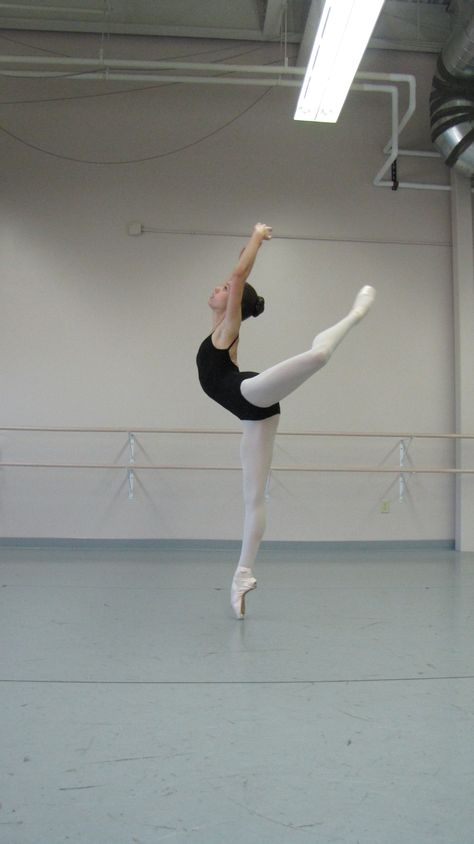 Emma Michaux doing back attitude Back Attitude Ballet, Ballet Attitude, Malak Core, Ballet Aesthetic, Ballet Pictures, Dance Life, 2024 Vision, Dancer, Vision Board