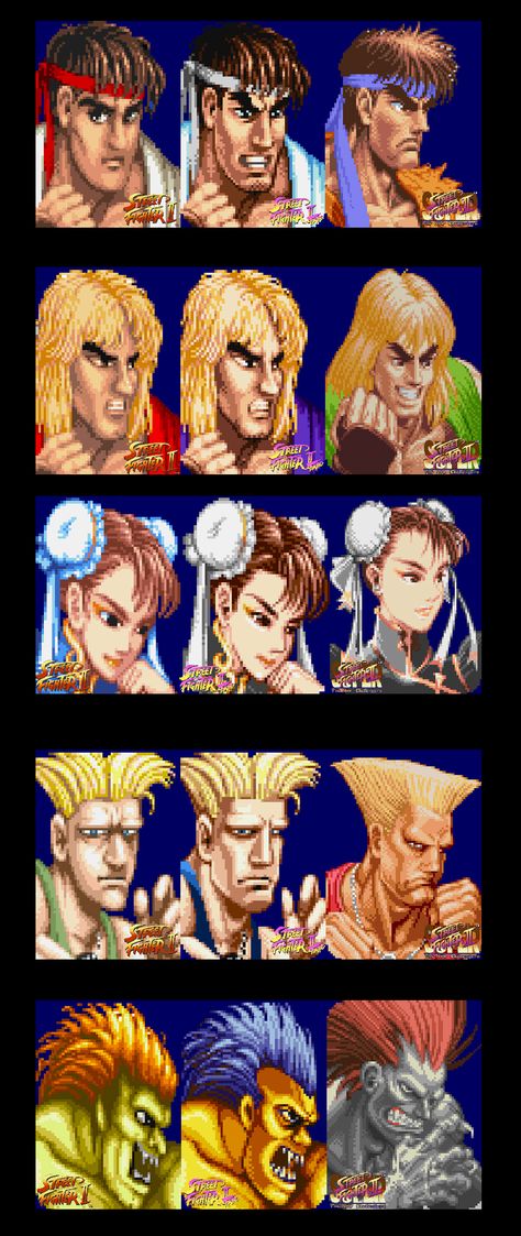 Street Fighter 2 character portrait Evolutions From WW to Turbo to Super Guile Street Fighter, Street Fighter Wallpaper, Hercules Disney, Capcom Vs Snk, Capcom Vs, Ryu Street Fighter, Super Street Fighter, Street Fighter Characters, Street Fighter 2