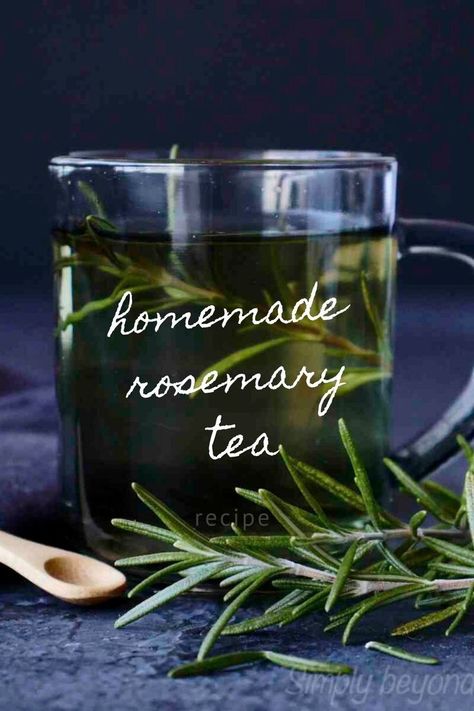 rosemary tea, Rosemary Memory Elixir, Medicinal Teas Recipes, How To Make Rosemary Tea, Benefits Of Rosemary Tea, Rosemary Drinks, Rosemary Tea Benefits, Rosemary Juice, Rosemary Tea Recipe, Rosemary Health Benefits