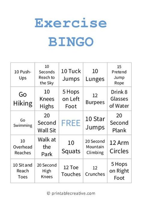 National Fitness Day, Workout Bingo Challenge, Gymnastics Bingo, Fitness Bingo Challenge, Workout Games For Adults, Exercise Games For Kids, Workout Bingo, Bingo Goals, Fitness Bingo