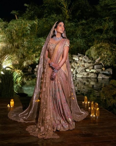 This Famous Stylist Is Behind All Of Radhika Merchant’s Bridal Looks! - ShaadiWish Vaishnavi Mahadik, Radhika Merchant Wedding, Ambani Family, Ambani Wedding, Radhika Merchant, Janvi Kapoor, Indian Gown, Wedding Lehenga Designs, Reception Look