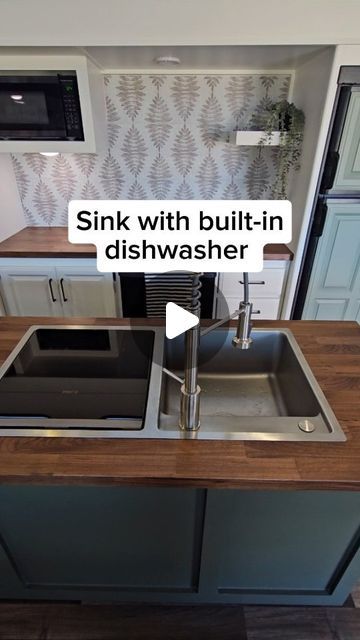 Cortni ▪︎ RV Renos & RV Living on Instagram: "🚨Giveaway and sale alert!

Have you ever seen a sink that has a dishwasher built into it!? 🤯

RVs rarely have dishwashers, and hand-washing gets old.  Space is so limited in these rigs that traditional dishwashers usually don't fit.  That's why the Fotile 2-in-1 In-Sink Dishwasher combo has quickly become one of my go-to products for renovating RVs. It adds a layer of convenience to the kitchen without compromising precious cabinet space.

From now until July 21, 2024, this sink/dishwasher combo is $300 off on Lowes.com, making it only $799.  Check out the link in my bio for more information!

OR you can WIN ONE!! To enter the giveaway:
- Follow @fotile_america
- Tag two friends in the comments

Giveaway closes Thursday, July 18 2024 at 6pm E Dishwasher Sink Combo, Sink Dishwasher Combo, Fotile Sink Dishwasher, Small Drawer Dishwasher, Dishwasher In Small Kitchen, In Sink Dishwasher, Kitchen Sink And Dishwasher Layout, Small Dishwasher Ideas, How To Add A Dishwasher To Kitchen