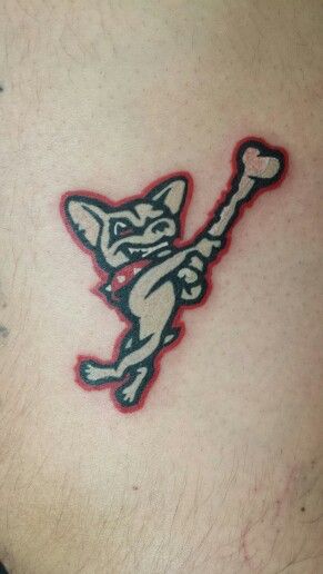 El Paso Chihuahuas Tattoo #elpasochihuahuastattoos #chihuahuatattoo #baseball #sportsteam #elpaso #thegoodlifetattooparlor #baseballtattoos #elpasochihuahuas El Paso Tattoo, Base Ball, Tattoo Parlors, Tattoo Work, Custom Tattoo, Life Tattoos, Tattoo Ideas, Baseball, Tattoos