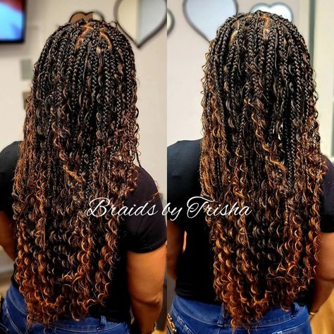 1b/30 mixed bohemian braids Style Braids, Bohemian Braids, Style Box, Braid Styles, Box Braids, Hair Ideas, Bohemian Style, Dreadlocks, Braids