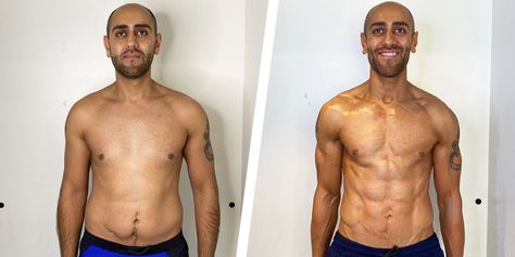 Six Pack Body, Six Pack Men, Muscle Transformation, Bald Man, Go To The Gym, Fitness Photos, Dad Bod, Natural Pain Relief, Lean Body