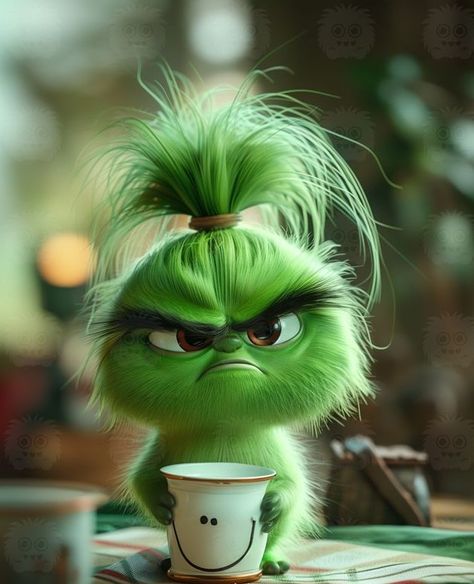 Cute Monster Art, The Grinch Pictures, Kawaii Monster, Grinch Images, Cartoons Funny, Cute Monsters Drawings, Halloweenský Makeup, Baby Disney Characters, Cute Disney Characters