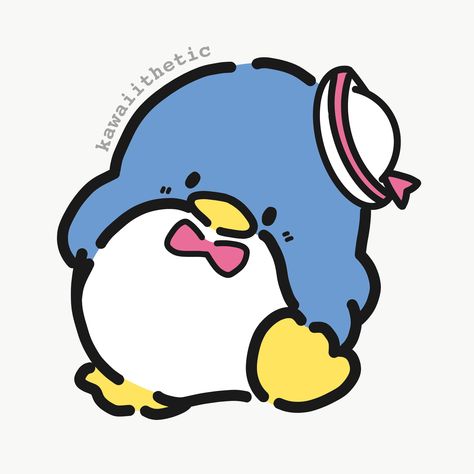 Tuxedosam Aesthetic, Tuxedo Sam Aesthetic, Tuxedo Sanrio, Sanrio Drawings Easy, Sanrio Characters Drawing, Sanrio Penguin, Sanrio Tuxedo Sam, Hello Kitty Birthday Theme, Hello Kitty Costume