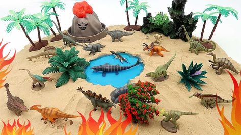 Dinosaur Mini World - Jurassic World Dinosaur Set, Volcano Eruption, Water Dino! Fun Video For Kids Volcano Eruption, Best Christmas Toys, Mini World, Jurassic World Dinosaurs, Fun Video, Ancient Animals, Extinct Animals, Superhero Birthday, Christmas Toys