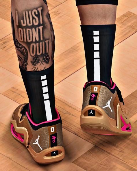 Jason Tatum Tattoo, Nba Tattoos For Men, Leg Tattoo Black Men, Kyrie Tattoo, Kyrie Irving Tattoos, Boston Celtics Tattoo, Lebron Tattoo, Jayson Tatum Tattoo, Basketball Tattoos For Men