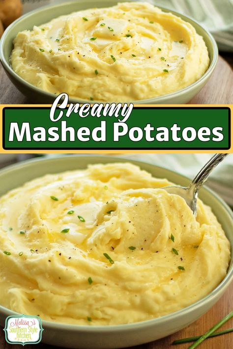 Easy Mashed Potatoes Southern Mashed Potatoes, Easy Mashed Potatoes Recipe, Yukon Gold Mashed Potatoes, Mashed Potatoes Recipe Easy, Sour Cream Potatoes, Best Potato Recipes, Southern Cooking Recipes, Easy Mashed Potatoes, Mashed Potatoes Recipe