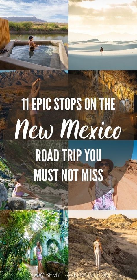 New Mexico Travel Beautiful Places, New Mexico Travel Road Trips, Arizona And New Mexico Road Trip, New Mexico Travel Itinerary, New Mexico Road Trip Map, New Mexico Itinerary, Arizona New Mexico Road Trip, Southwest Road Trip Itinerary, New Mexico Fashion