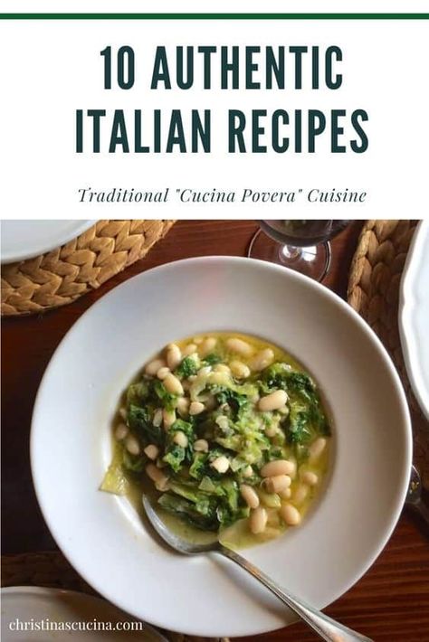 This is the food my Nonna used to make. Continue the authentic Italian tradition by making these healthy, delicious and nutritious meals for your family, too. #cucinapovera #italianfood #authenticitalian #italianrecipes Peasant Food, Recipes Authentic, Italian Vegetables, Italian Foods, Italian Recipes Traditional, Italian Soup, Classic Italian Dishes, Sicilian Recipes, Pea Recipes