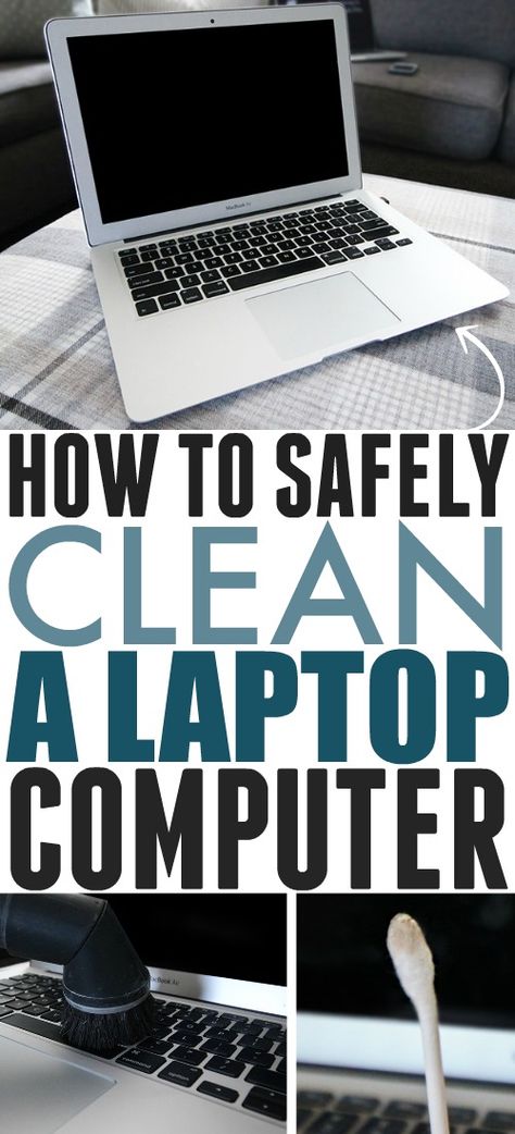 Clean Laptop Screen, Cleaning Product Recipes, Clean Computer Screen, How To Clean Computer, Clean Laptop, Clean My Space, Laptop Screen Repair, Computer Maintenance, Diy Cleaning Products Recipes