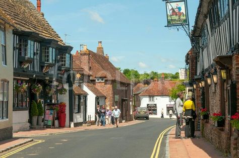 alfriston england Alfriston England, Sussex England, Isle Of Wight, Hampshire, Beautiful Places, Street View, England, Stock Photos