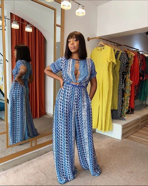 2piece Outfits Pants Chiffon, Women Classy Outfits, Classy Jumpsuit, 2piece Outfits, Mode Kimono, African Inspired Clothing, African Fashion Traditional, Voile Fabric, Stylish Women Fashion