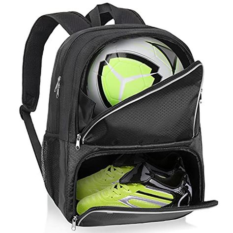 Football Bags, Backpack With Shoe Compartment, Football Backpack, Soccer Backpack, Indoor Volleyball, Football Bag, Soccer Bag, Football Gear, Indoor Soccer