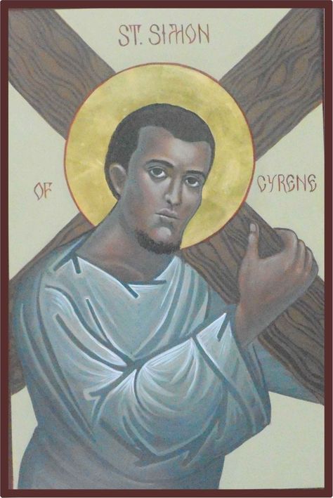 Simon Of Cyrene, Christian Calendar, Virgin Mary Art, St Simons, The Cross Of Christ, Christian Love, Orthodox Christianity, Episcopal Church, Brothers And Sisters