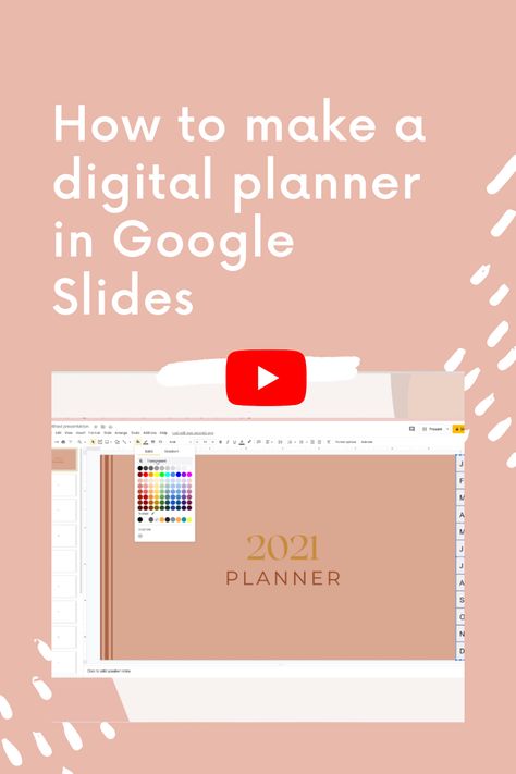 Make your own digital planner for free in Google Slides. Freebie included Google Slides Planner Template, Google Planner Template, Google Slides Planner, Make Your Own Digital Planner, Aesthetic Home Page, Create Digital Planner, Google Sheets Dashboard, Good Notes Digital Planner, Google Sheets Calendar