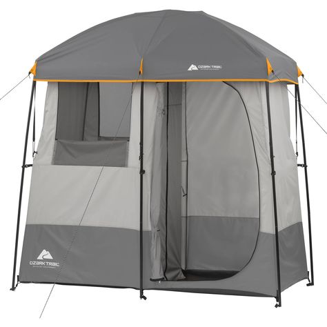 Tent Camping Ideas, Camping Shelters, Shower Tent, Family Tent Camping, Cabin Tent, Camping Shower, Tent Sale, Ozark Trail, Family Tent