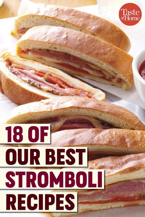 Appetizers Meat, Stromboli Recipes, Pizza Stromboli, Stromboli Recipe Easy, Homemade Stromboli, Keto Meat, Chicken And Sausage, Stromboli Recipe, Meat Appetizers