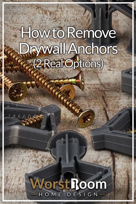 How To Remove Drywall Anchors (2 Real Options) Drywall Anchor, Project House, Drywall Anchors, The Tools, New Homeowner, Hanging Pictures, House Cleaning Tips, Drywall, Remodeling Projects