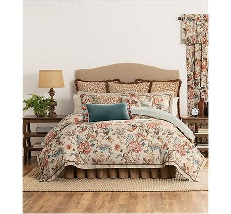 Rose Tree Haylie Jacobean Floral Comforter Set | Dillard's - Search Shopping Floral Drapery, Jacobean Floral, Rose Tree, Floral Comforter Sets, Soft Palette, Floral Comforter, Rose Trees, Print Comforter, Drapery Panels