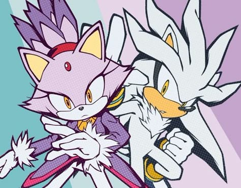 Silvaze sonic channel art Sonic Channel, Sonic Friends, Blaze The Cat, Sonic Hedgehog, Sonamy Comic, Hedgehog Game, Rouge The Bat, Silver The Hedgehog, Sonic Characters