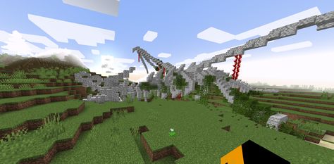 This is the dragon skeleton i made. Do you like it? Minecraft Dragon Skeleton Build, Minecraft Dragon Skeleton, Minecraft Skeleton, Dragon Skeleton, Small Cottage, Do You Like It, Minecraft Houses, The Dragon, Skeleton