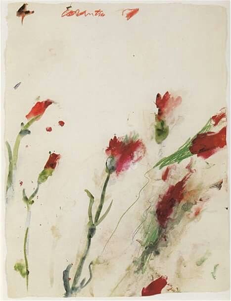 Cy Twombly. Carnations Series. Untitled No.4 Cy Twombly Art, Cy Twombly Paintings, Cy Twombly, Robert Rauschenberg, Art And Illustration, Abstract Expressionist, Art Abstrait, Art Plastique, 그림 그리기