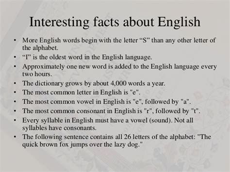 10 Interesting Facts About the English Language Unknown Facts About English Language, English Facts Interesting, Interesting Facts About English Language, Facts About English Language, Facts About English, English Facts, Linguistics Study, Airplane Quotes, Educational Facts