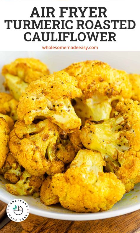 Whole 30 Approved Foods, Turmeric Cauliflower, Roasted Cauliflower Recipes, Cauliflower Dishes, Turmeric Recipes, Cauliflower Curry, Cauliflower Bites, Chicken Bites, Low Carb Chicken